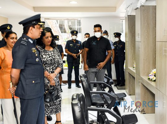 NEWLY RENOVATED CLIPPERS BEAUTY SALON AT GUWANPURA DECLARED OPEN BY THE COMMANDER